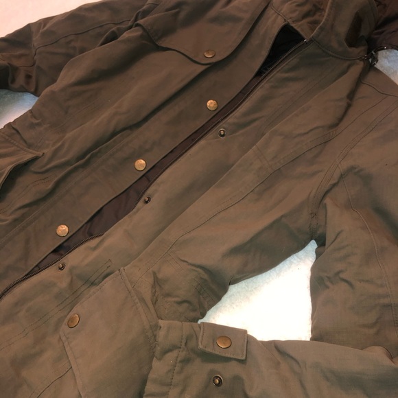 SALE Spiewak Hooded Green Parka Coat W/ Thinsulate - Picture 4 of 8